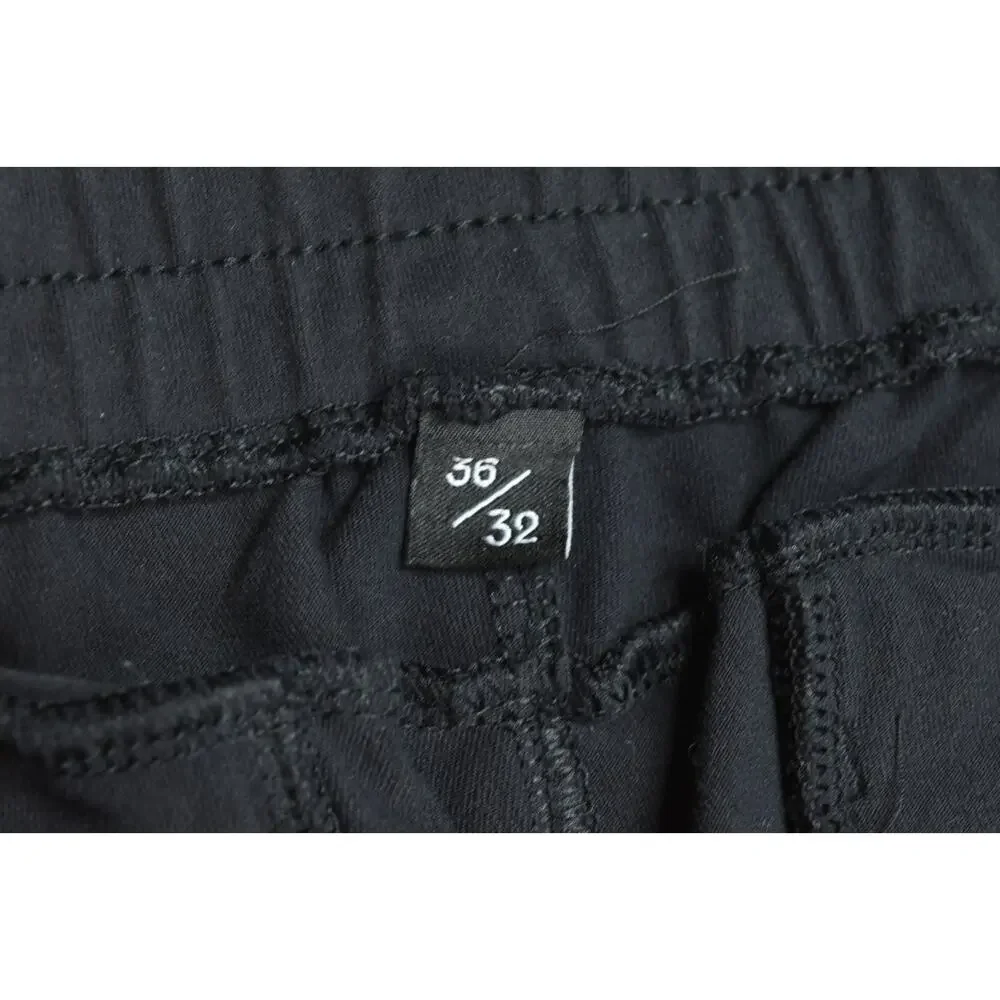 Public Rec All Day Every Day Pants Mens 36x32 Black Stretch Straight Leg